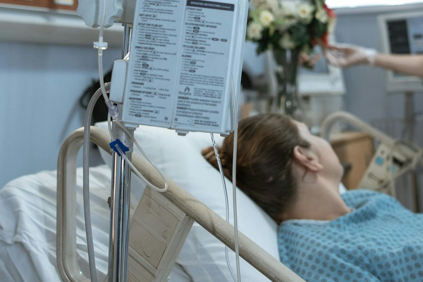 paciente em ambiente hospitalar